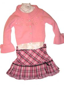 Костюм с кофтой и юбкой ― Магазин детской одежды Alisa
