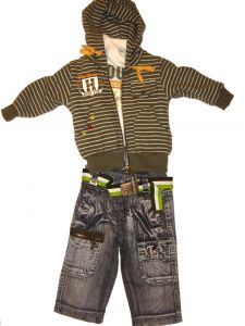 Костюм с кофтой и джинсами BomBili ― Магазин детской одежды Alisa